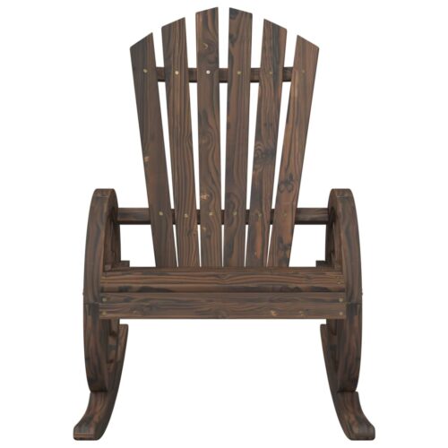 Rocking Adirondack Chair Solid Wood Fir - Image 4