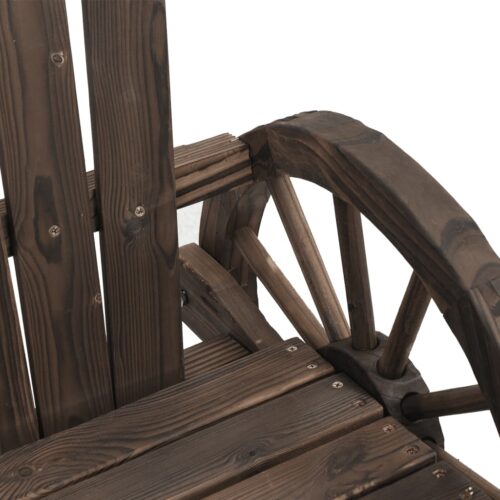 Rocking Adirondack Chair Solid Wood Fir - Image 7