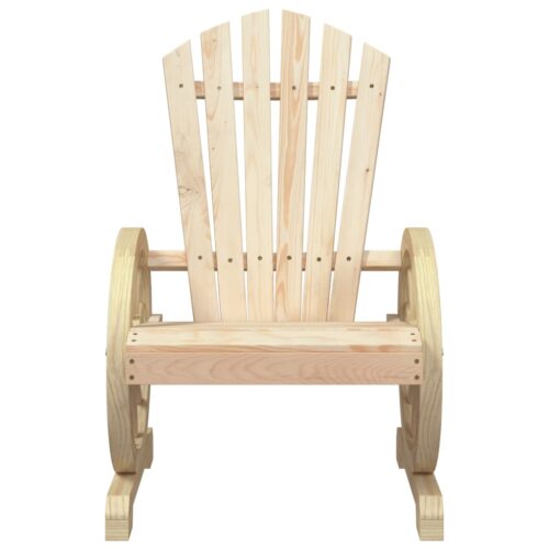 Garden Adirondack Chairs 2pcs Solid Wood Fir - Image 5