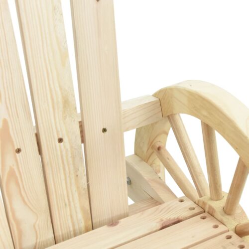 Garden Adirondack Chairs 2pcs Solid Wood Fir - Image 8