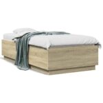 Bed Frame Sonoma Oak 90x190cm