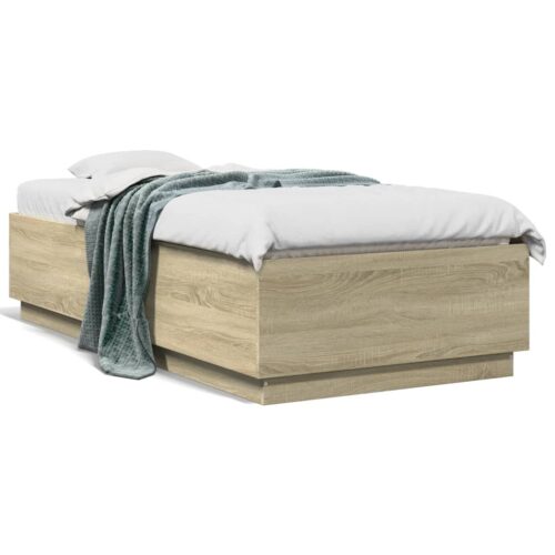 Bed Frame Sonoma Oak 90x190cm