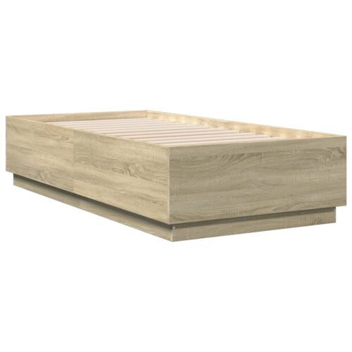 Bed Frame Sonoma Oak 90x190cm - Image 2