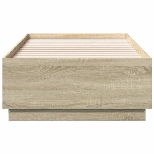 Bed Frame Sonoma Oak 90x190cm - Image 4