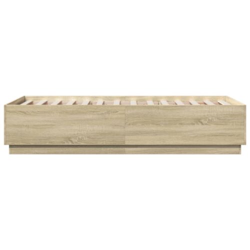 Bed Frame Sonoma Oak 90x190cm - Image 5