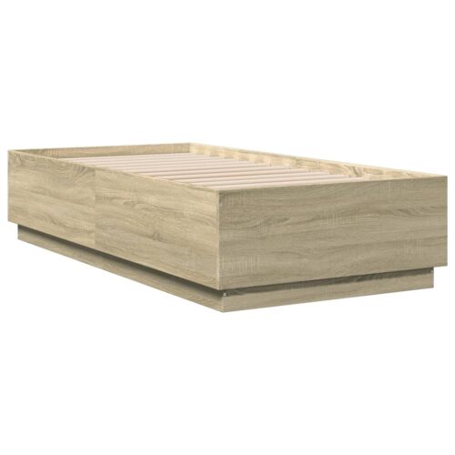 Bed Frame Sonoma Oak 90x190cm - Image 6