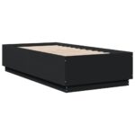 Bed Frame Black 90x190cm