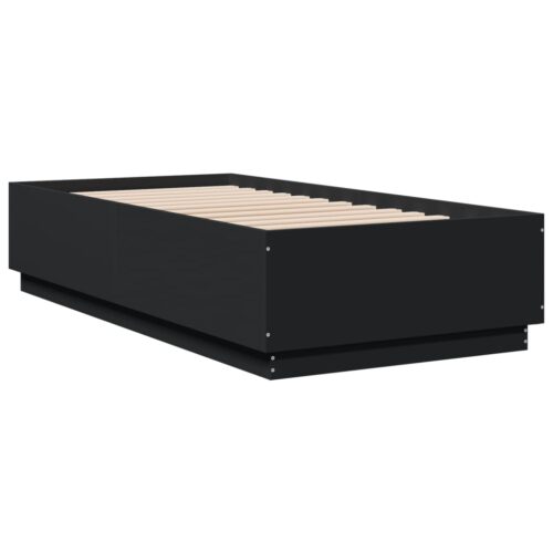 Bed Frame Black 90x190cm