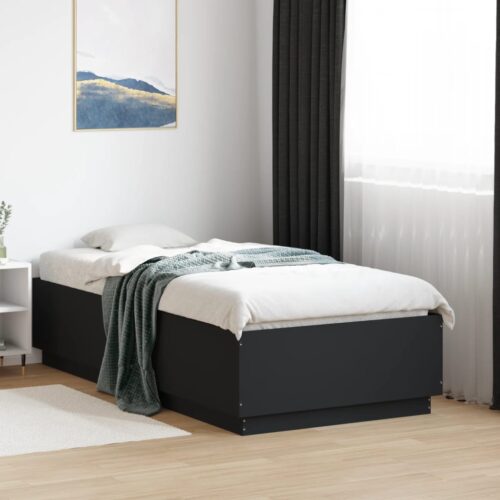 Bed Frame Black 90x190cm - Image 3