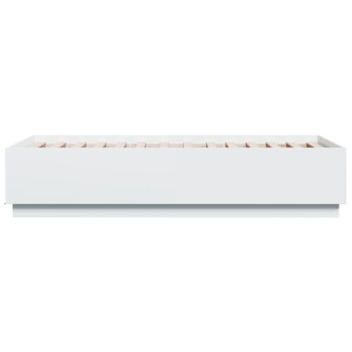 Bed Frame White 90x190cm - Image 5