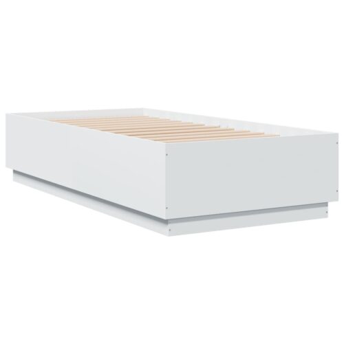 Bed Frame White 90x190cm - Image 6