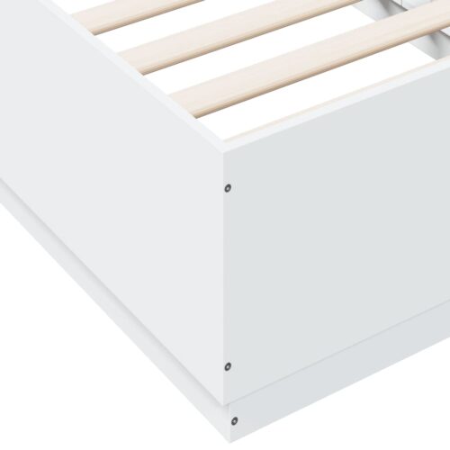 Bed Frame White 90x190cm - Image 7