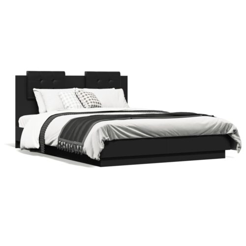 Bed Frame Black 135x190cm