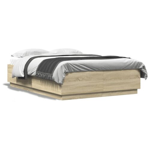 Bed Frame Sonoma Oak 150x200cm
