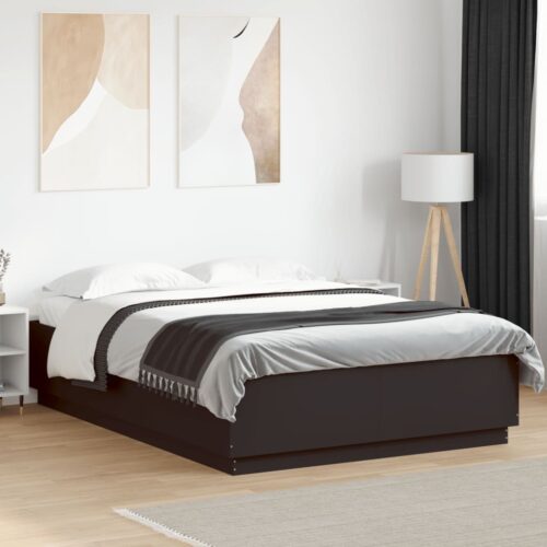 Bed Frame Black 150x200cm - Image 3