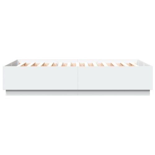 Bed Frame White 150x200cm - Image 5
