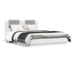 Bed Frame White 150x200cm