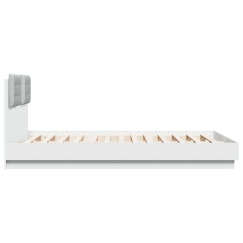 Bed Frame White 150x200cm - Image 5