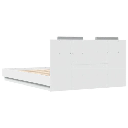 Bed Frame White 150x200cm - Image 6
