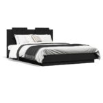 Bed Frame Black 150x200cm