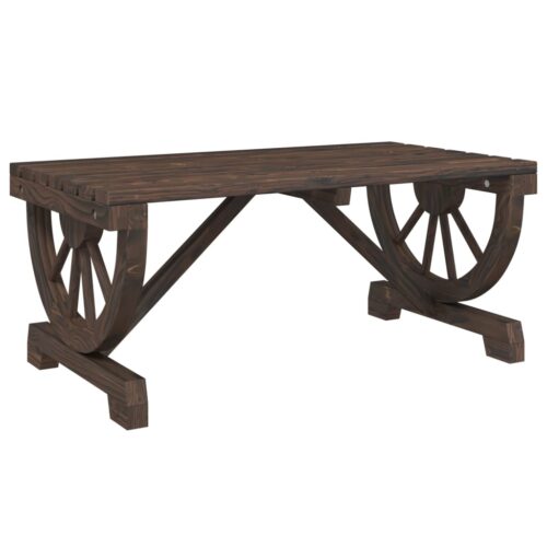 Wagon Wheel Garden Coffee Table - Image 7