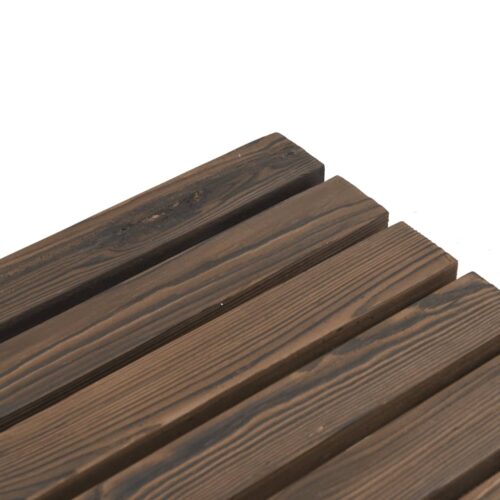 Wagon Wheels Garden Table Outdoor Patio Wood Timber Lounge Dining BBQ Stand - Image 8