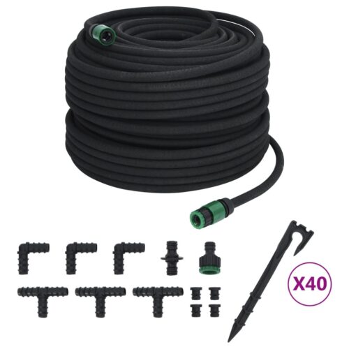 Garden Soaker Hose Black 0.6" 100m Rubber - Image 3