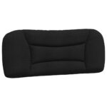 Headboard Cushion Black 107cm King Single Fabric