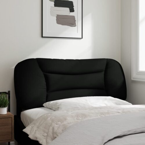 Headboard Cushion Black 107cm King Single Fabric - Image 3