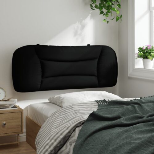 Headboard Cushion Black 107cm King Single Fabric - Image 4