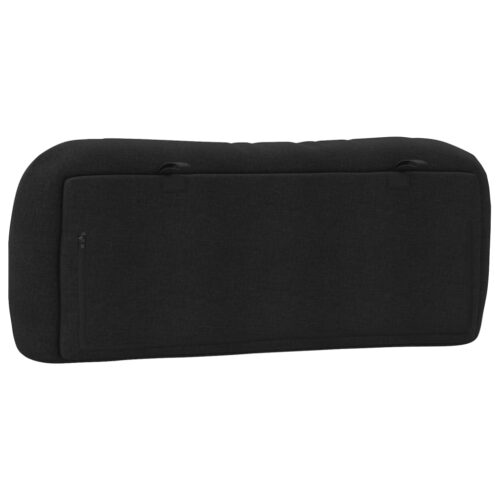 Headboard Cushion Black 107cm King Single Fabric - Image 7