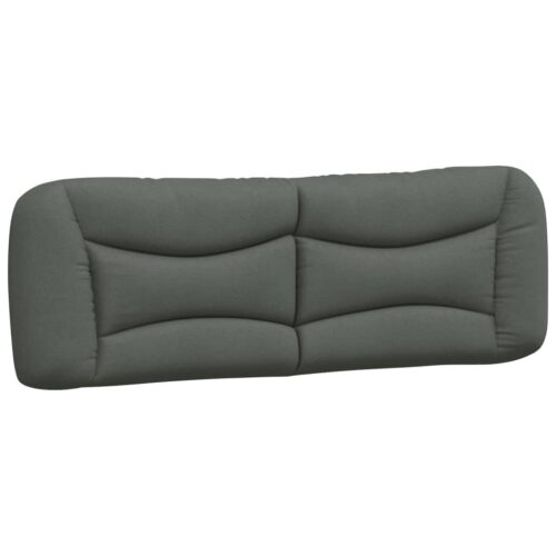 Queen Size Fabric Headboard Cushion Bed Frame Head Pillow Bedhead Pad Dark Grey