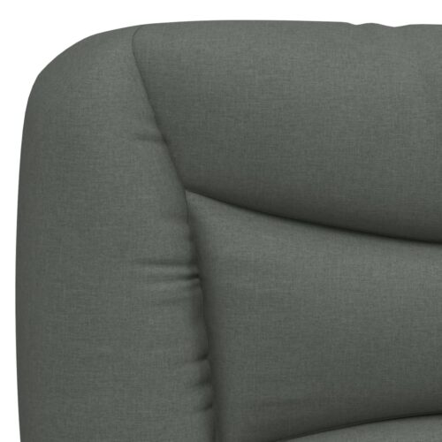 Queen Size Fabric Headboard Cushion Bed Frame Head Pillow Bedhead Pad Dark Grey - Image 8