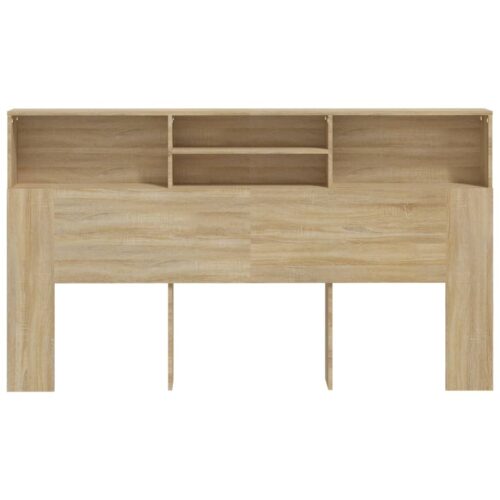 Headboard Cabinet Sonoma Oak 180cm - Image 3