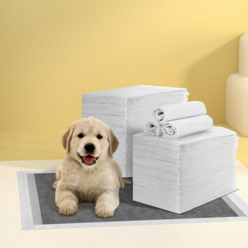 i.Pet Pet Training Pads 400pcs 60x60cm Puppy Dog Toilet Pee Indoor Super Absorbent Grey - Image 7