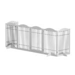 i.Pet Dog Playpen Enclosure 6 Panel Pet Fence Wooden Play Pen