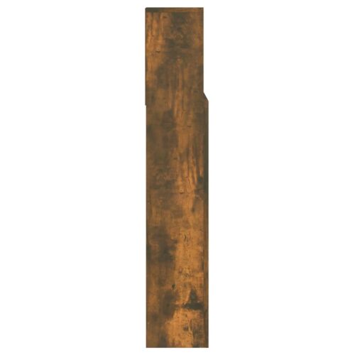 Headboard Cabinet Smoked Oak 140cm - Image 6