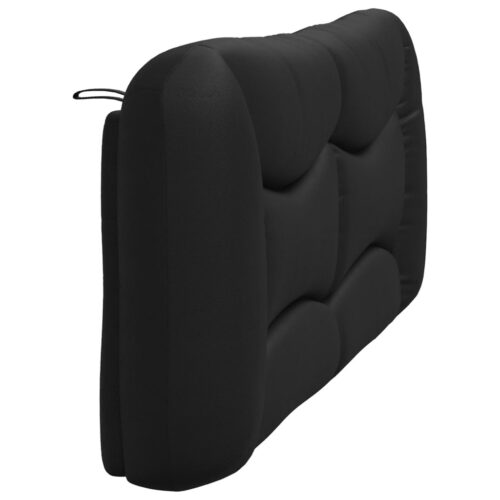 Headboard Cushion Black 180cm Faux Leather - Image 6