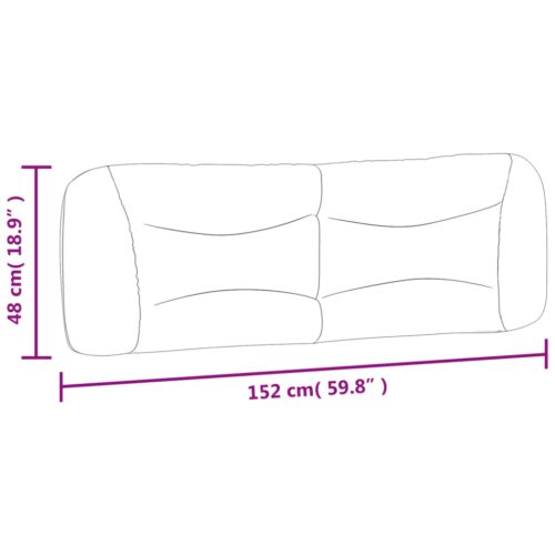 Queen Size Fabric Headboard Cushion Bed Frame Head Pillow Bedhead Pad Dark Grey - Image 10