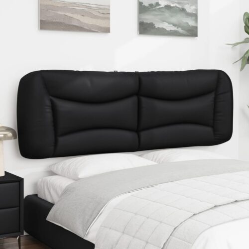 Queen Size Fabric Headboard Cushion Bed Frame Head Pillow Bedhead Pad Dark Grey - Image 4