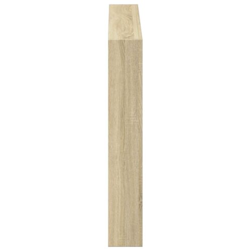Headboard Cabinet with LED onoma Oak 100x17x102cm - Image 7
