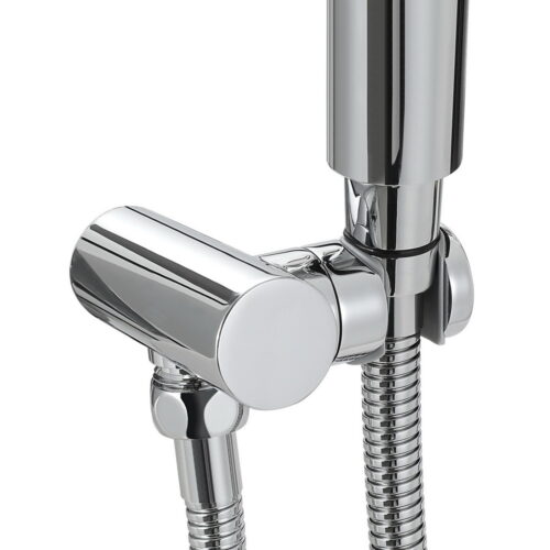Handheld Shower Head Holder 4.7'' High Pressure Silver - Image 5
