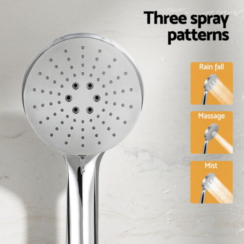 Handheld Shower Head Holder 4.7'' High Pressure Silver - Image 6