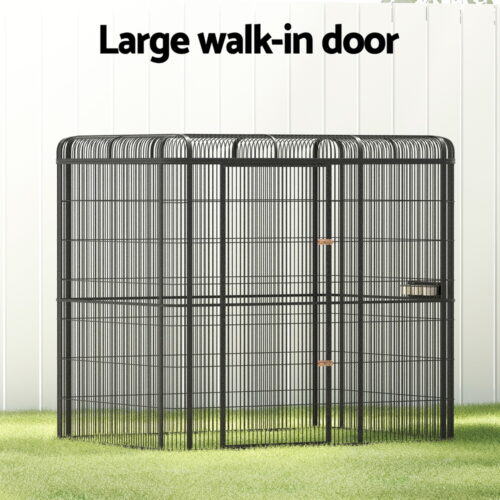 i.Pet Bird Cage Large Walk-in Aviary Budgie Perch Cage Parrot Pet Huge 203cm - Image 4