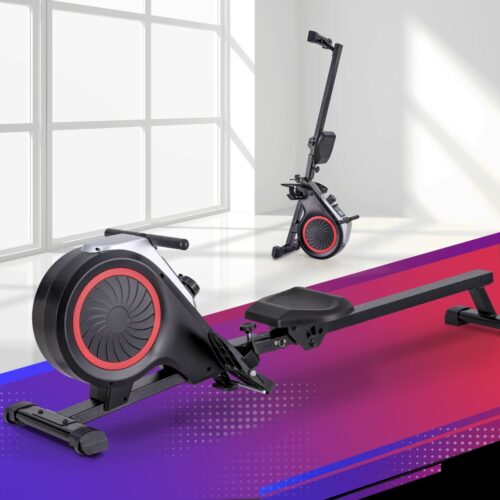 Everfit Rowing Machine 16 Levels Foldable Magnetic Rower Gym Cardio Workout - Image 7