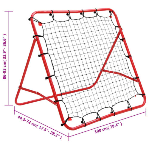 Adjustable Football Kickback Rebounder 100 x 100cm - Image 9