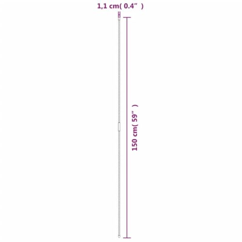 Garden Plant Stakes 30pcs Green 150cm Steel - Image 5