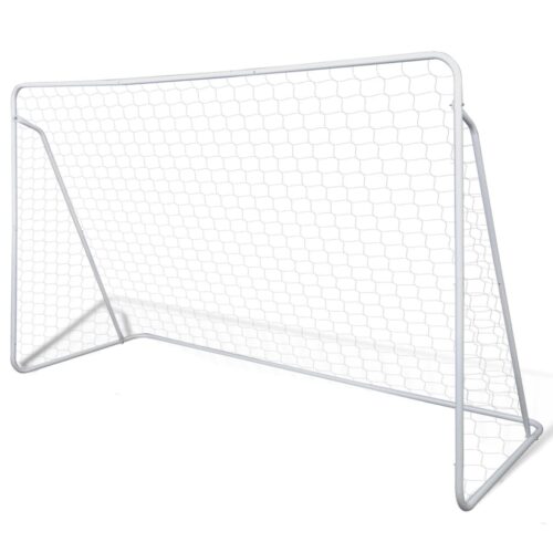 Soccer Goal Post Net Set Steel 240 x 90 x 150cm High-quality