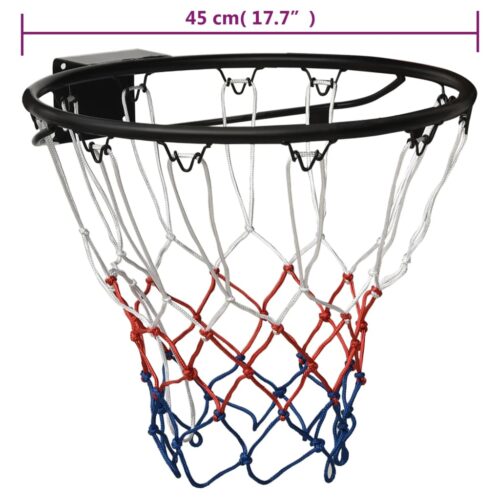 Basketball Ring Black 45cm Steel - Image 7
