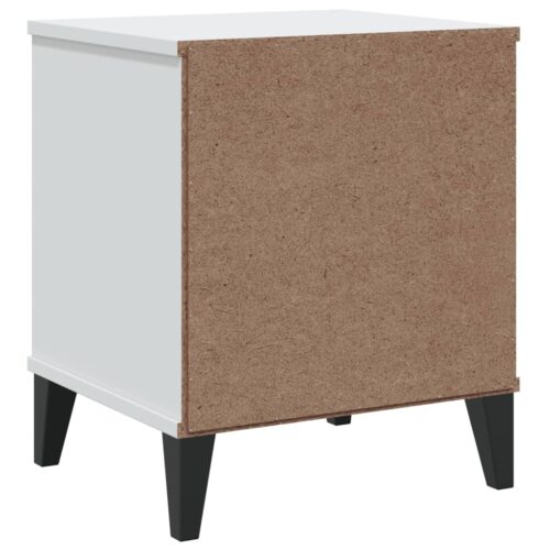 Bedside Cabinet VIKEN White Engineered Wood - Image 8